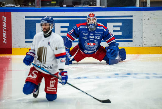 Oskarshamns målvakt Tim Juel