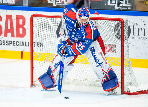 Oskarshamns målvakt Joe Cannata