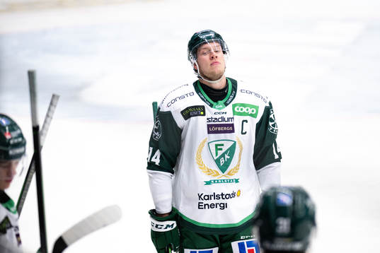 Färjestads Victor Ejdsell deppar
