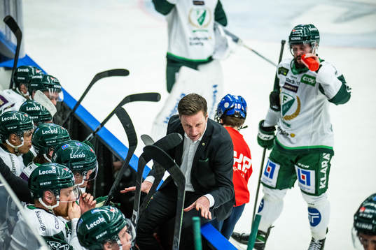 Färjestads tränare Johan Pennerborn