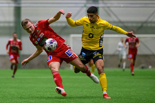 Skövdes Gustav Friberg och Elfsborgs Ahmed Qasem