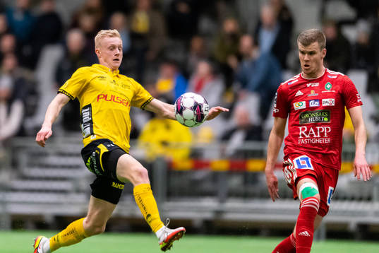 Elfsborgs Oscar Aga och Skövdes Elias Lindell