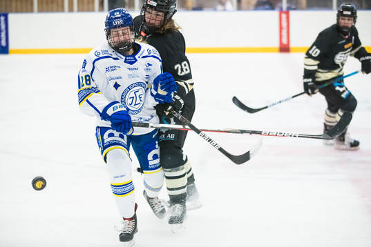 Leksands Annie Silén och SDEs Mathea Fischer