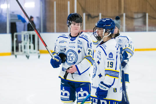Leksands Paige Lindsey Agnew och Malou Berggren deppar