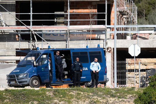 Portugal Police at the Algarve Cup final football match