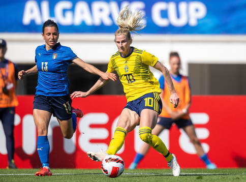 Lucia Di Guglielmo of Italy and Sofia Jakobsson of Sweden
