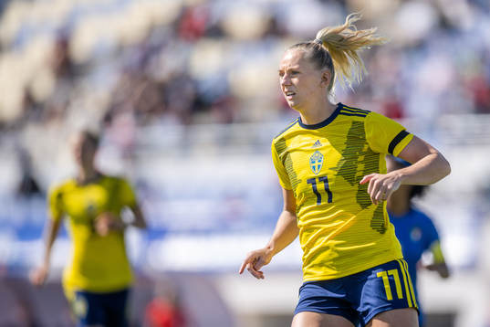 Stina Blackstenius of Sweden