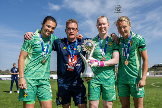 Goalkeeper Zecira Musovic , Leif Troedsson, goalkeeper