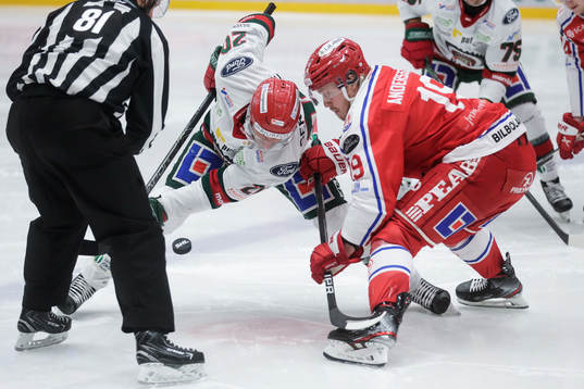 Frölundas Joel Lundqvist och Timrås Erik Andersson