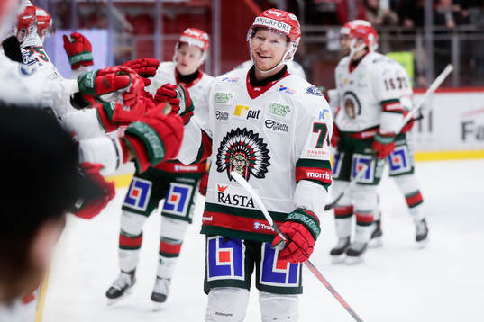 Frölundas Andreas Borgman jublar