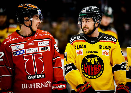 Örebros Robert Leino och Luleås Jonathan Andersson