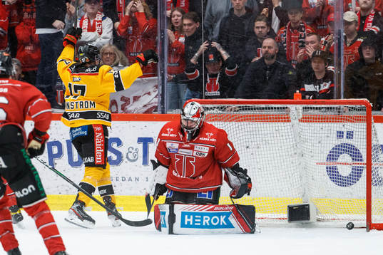 Luleås Isac Brännström jublar