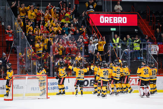 Luleås spelare jublar