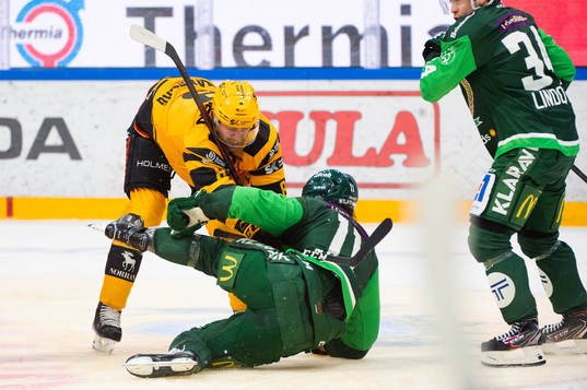 Skellefteås Petter Granberg och Färjestads Joakim Nygård