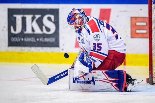 Oskarshamns målvakt Joe Cannata
