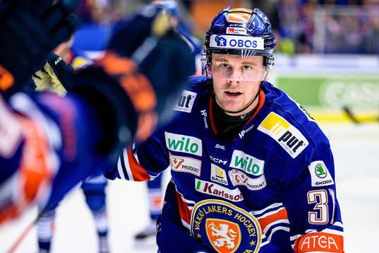 Växjös Olle Lycksell jublar