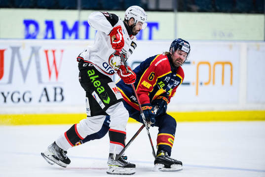 Malmö Redhawks Markus Lauridsen och Djurgårdens Stefan