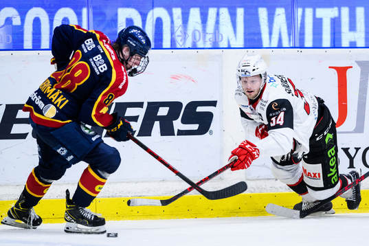 Djurgårdens Jonathan Lekkerimäki och Malmö Redhawks Carl