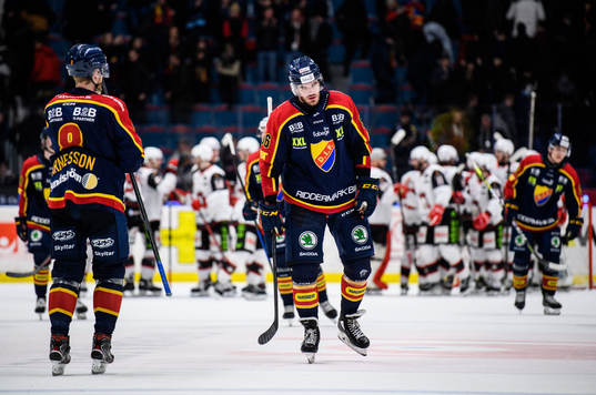 Djurgårdens Eric Gelinas deppar