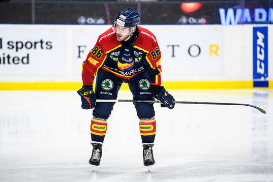 Djurgårdens Eric Gelinas deppar