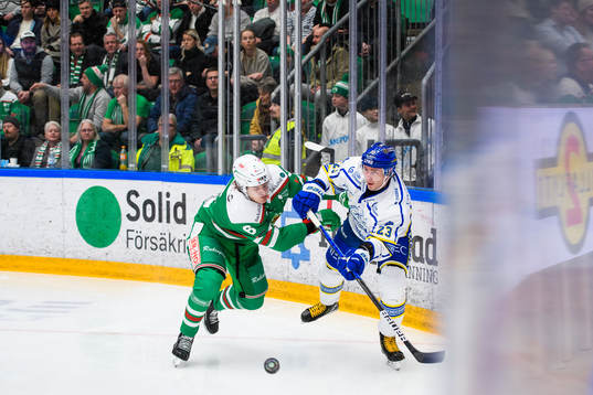 Rögles Tony Sund och Leksands Mikael Ruohomaa