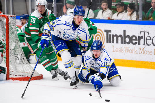 Leksands Carter Ashton och Martin Karlsson