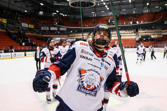 Linköpings Martin Schreiber jublar