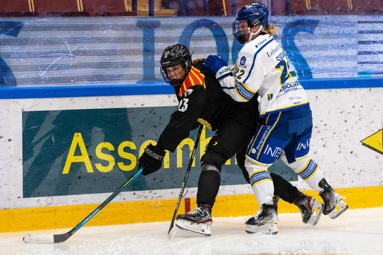 Brynäs Emma Forsgren och Leksands Agnez Svensson