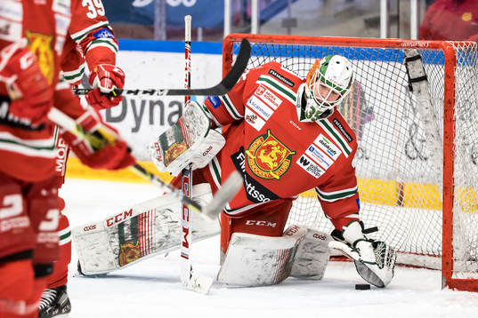 Moras målvakt Matteus Ward deppar
