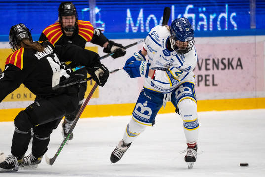 Leksands Tereza Vanisova  och Brynäs Denisa Krizova