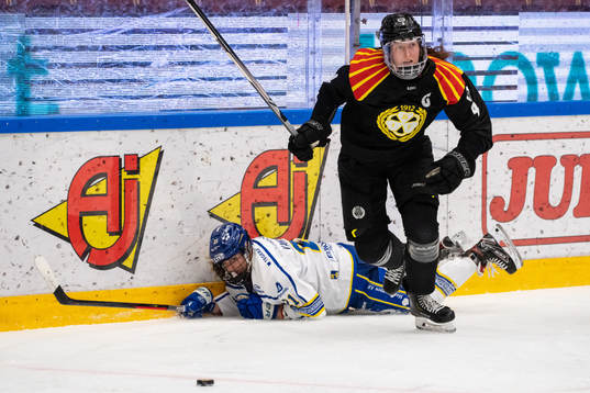 Leksands Tereza Vanisova  och Brynäs Rosa Lindstedt