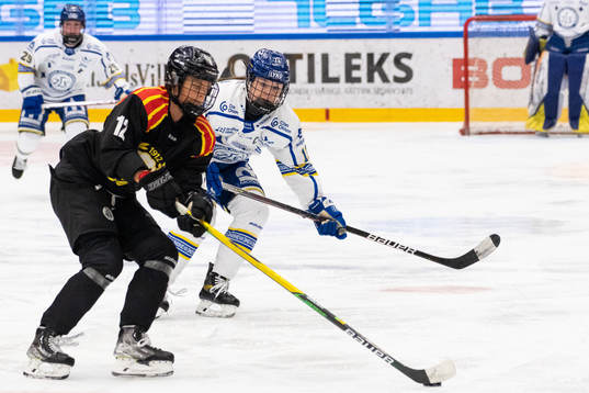 Brynäs Mina Waxin  och Leksands Hanna Sköld
