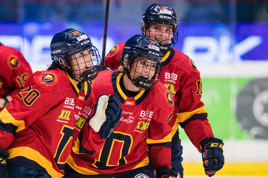 Djurgårdens Fanny Rask jublar