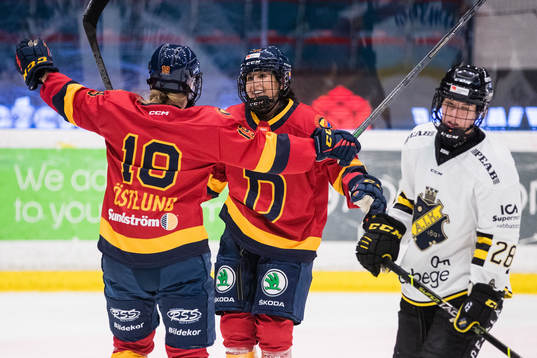 Djurgårdens Fanny Rask jublar