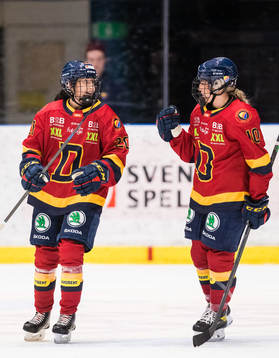 Djurgårdens Fanny Rask jublar