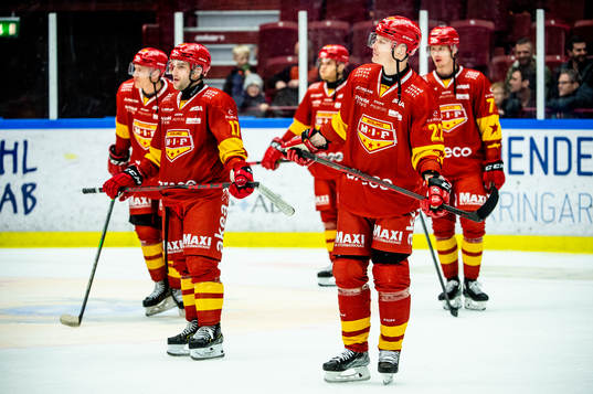 Malmö Redhawks Pathrik Westerholm och Lars Bryggman deppar