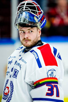 Oskarshamns målvakt Tim Juel