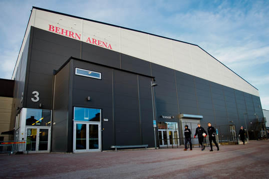 Örebros målvakt Jhonas Enroth, Gustav Backström och