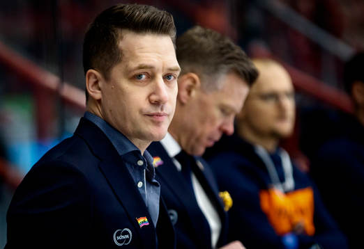 Växjös tränare Sam Hallam