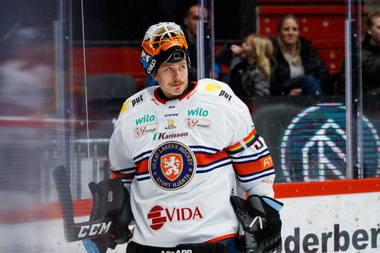 Växjös målvakt Emil Larmi