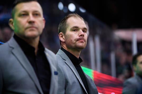 Färjestads tränare Tomas Mitell