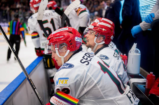 Frölundas Max Friberg deppar