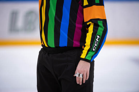 under ishockeymatchen i SHL mellan Färjestad och Frölunda