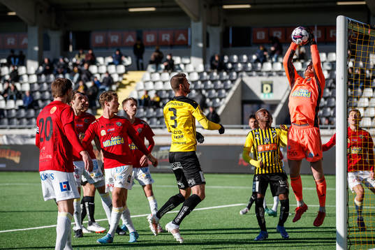 Falkenbergs målvakt Tim Erlandsson