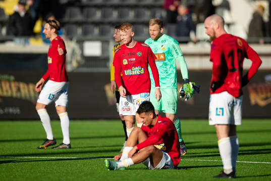 Falkenbergs spelare deppar