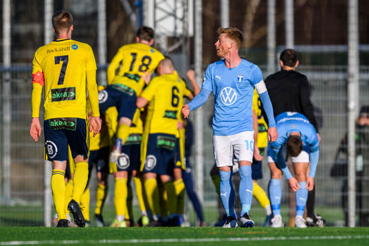 Malmö FFs Anders Christiansen deppar
