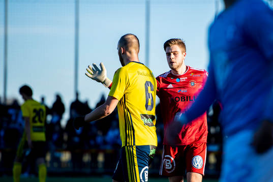 Ängelholms målvakt Robin Streifert