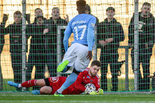 Ängelholms målvakt Robin Streifert