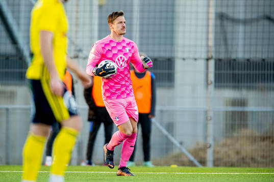 Malmö FFs målvakt Johan Dahlin