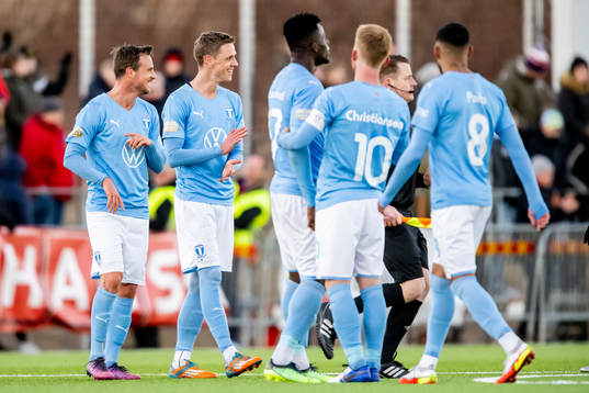 Malmö FFs Sören Rieks  jublar
